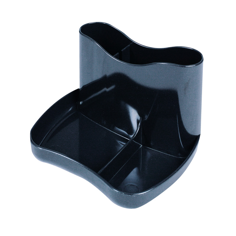 Q-Connect+Executive+Desk+Tidy+Black+KF21704