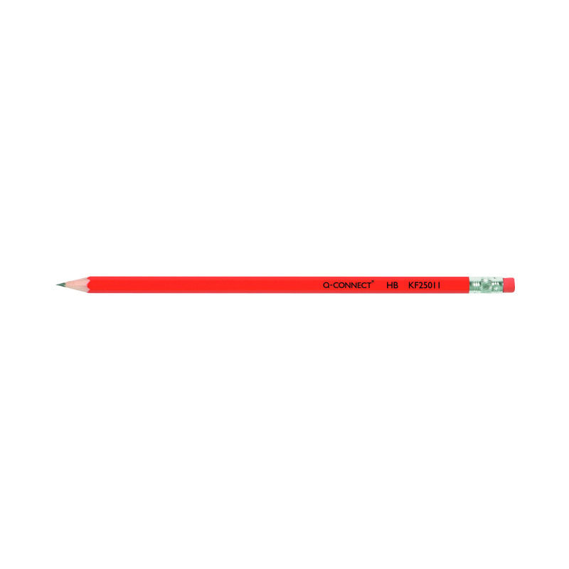 Q-Connect+HB+Rubber+Tipped+Office+Pencil+%2812+Pack%29+KF25011