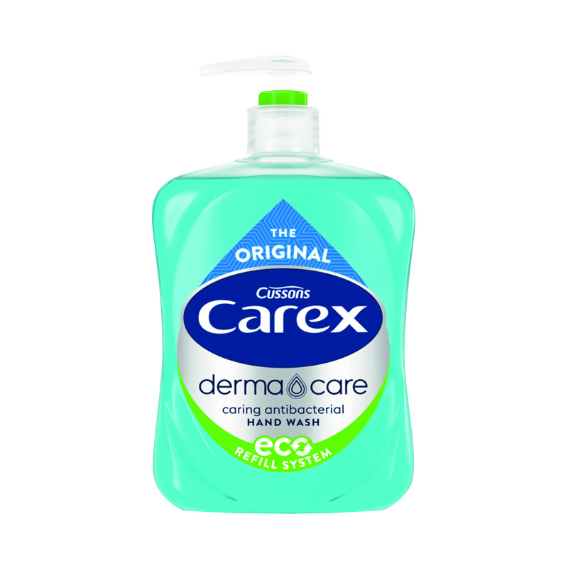 Carex+Antibacterial+Liquid+Hand+Wash+500ml+Blue+%28Pack+of+6%29+0604256