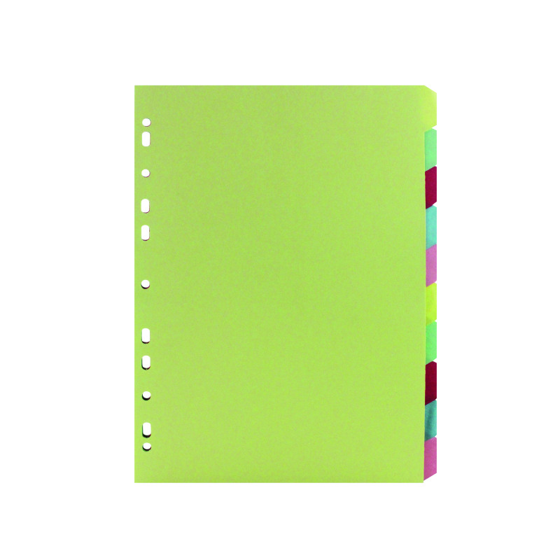 A4+Manilla+Divider+10-Part+Assorted+ST05446