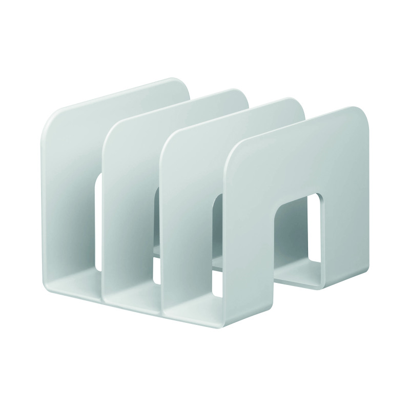 Durable+ECO+Recycled+Plastic+Magazine+Stand+Grey+776110