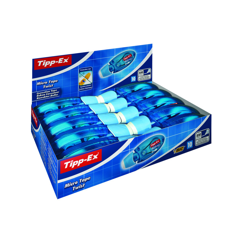 Tipp-Ex+Micro+Tape+Twist+Correction+Tape+%2810+Pack%29+8706142