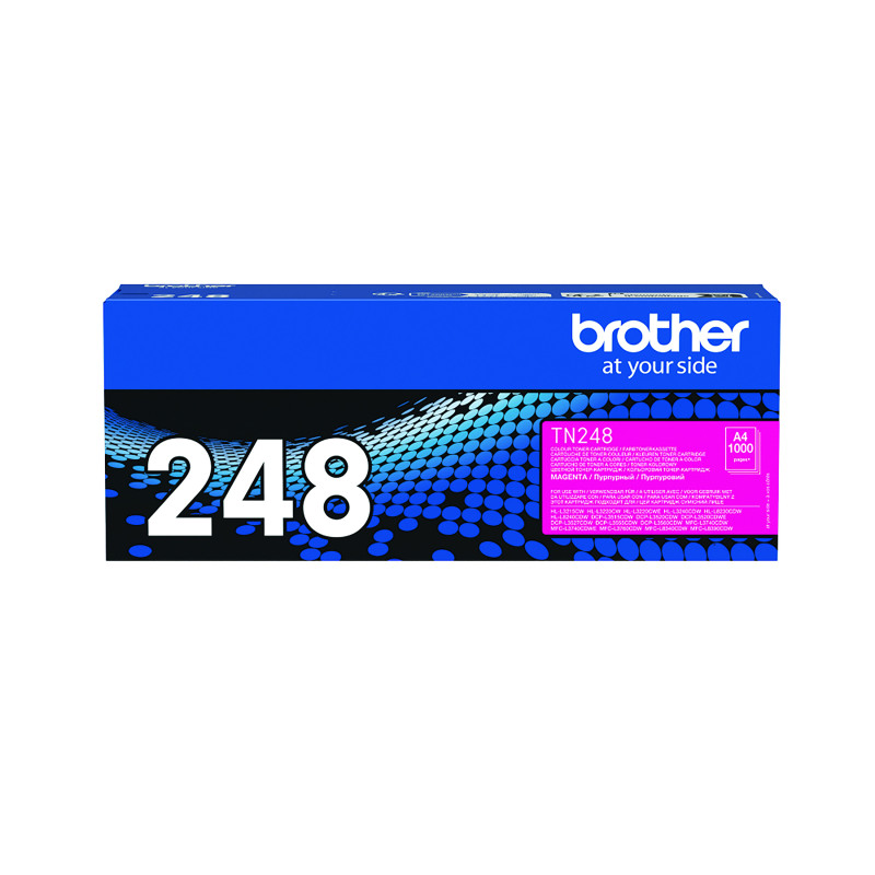 Brother+TN-248M+Toner+Cartridge+Magenta+TN248M