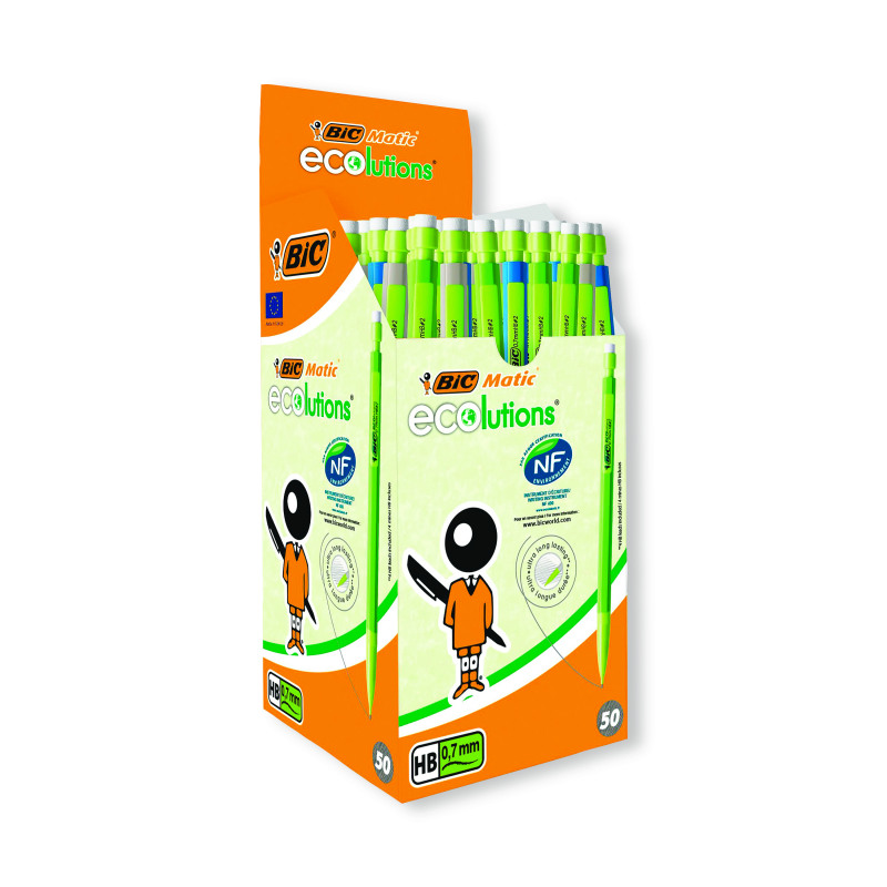 Bic+Matic+Ecolutions+Mechanical+Pencil+%28Pack+of+50%29+8877191