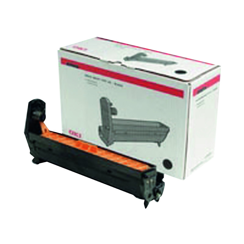 Oki+C801+20K+Image+Drum+Black+44064012