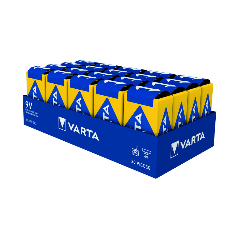 Varta+Industrial+Pro+9V+%28Pack+of+20%29+40222111112PK