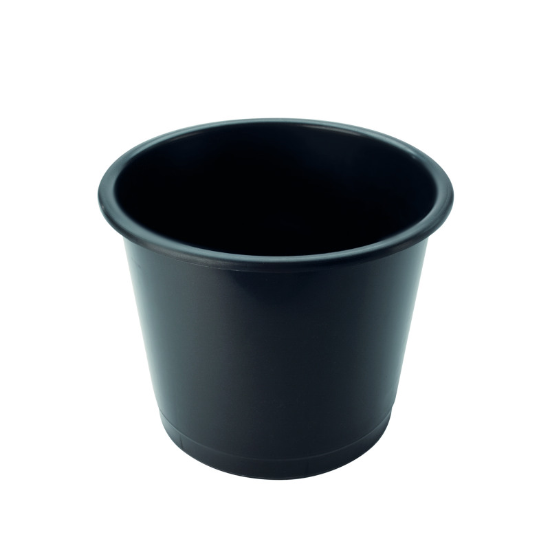 Deflecto+SteriTouch+Large+14L+Plastic+Waster+Bin+Black+CP025STBLK