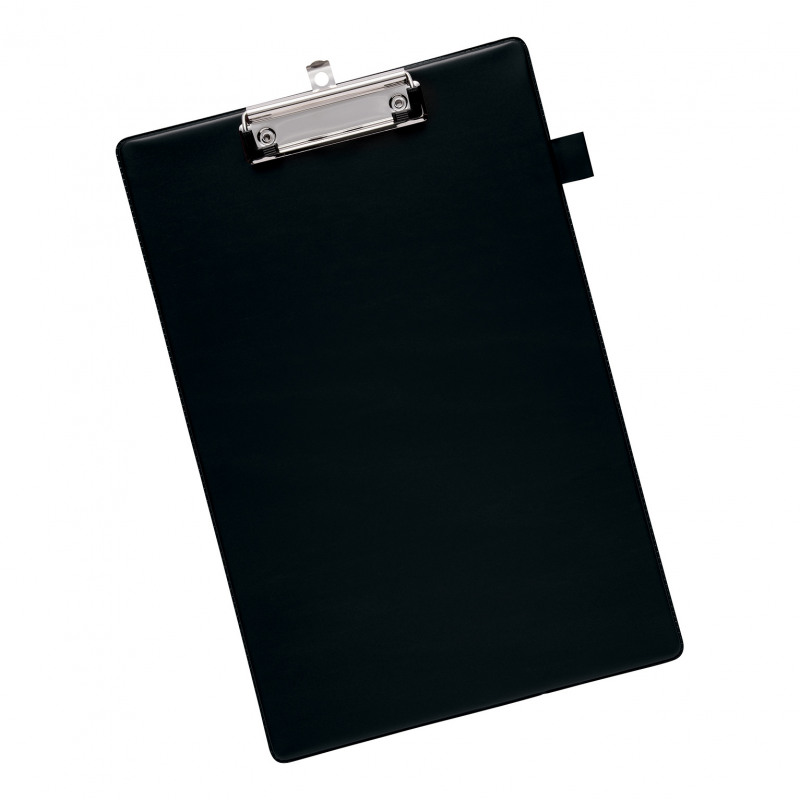 5+Star+Office+Standard+Clipboard+with+PVC+Cover+Foolscap+Black