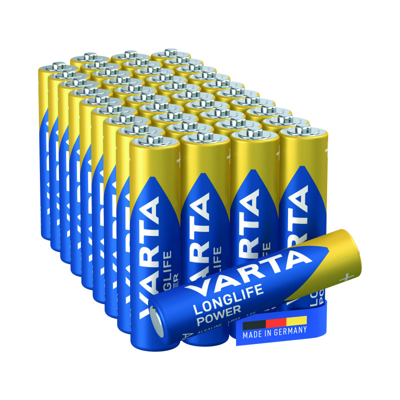 Varta+Longlife+Power+AAA+Battery+%28Pack+of+40%29+04903121394