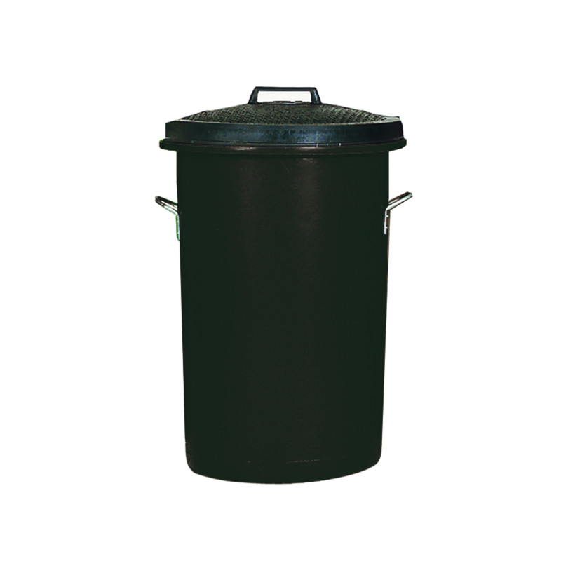 Heavy+Duty+Coloured+Dustbin+85+Litre+Black+311961