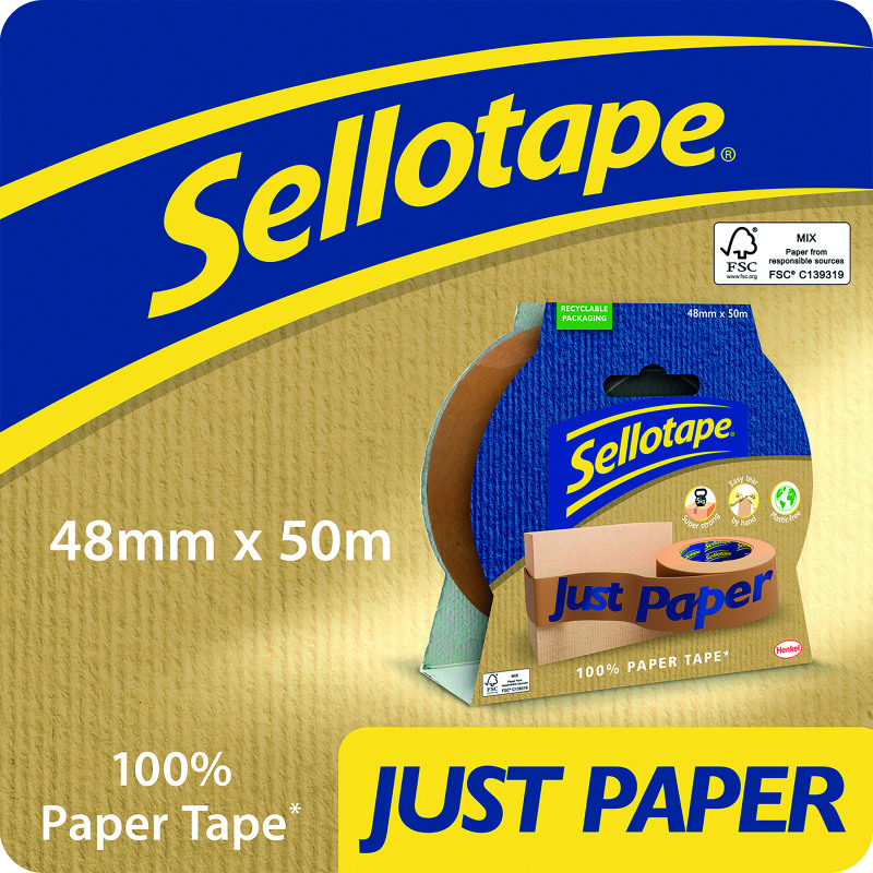 Sellotape+Packaging+Paper+Tape+48mmx50m+2997919