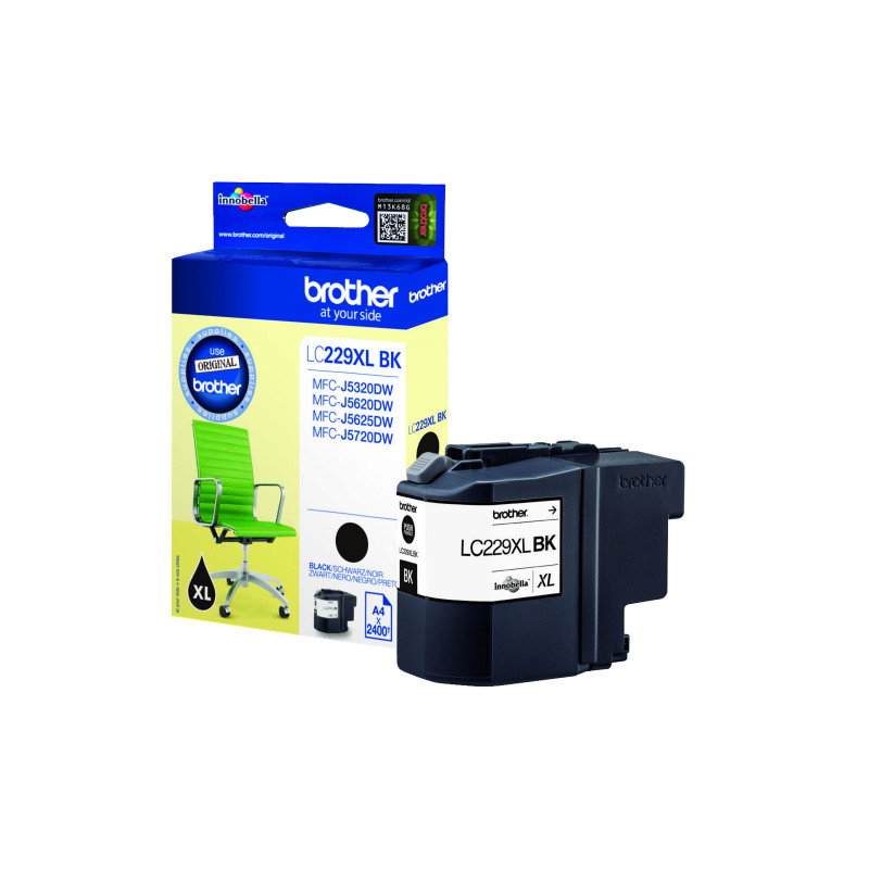 Brother+LC229XLBK+Inkjet+Cartridge+High+Yield+Black+LC229XLBK