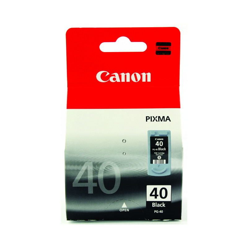 Canon+PG-40BK+Ink+Cartridge+Black+0615B001