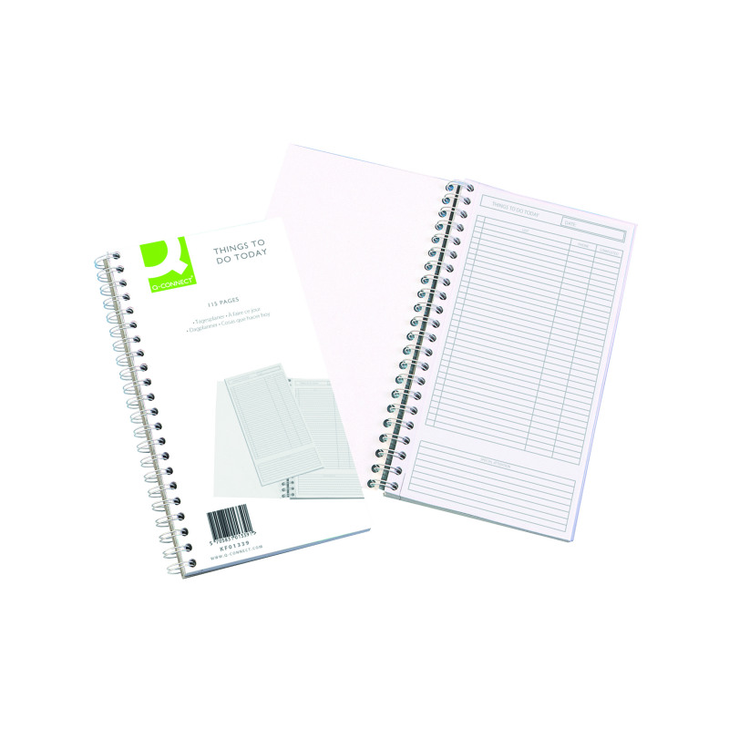 Q-Connect+Wirebound+Things+to+Do+Today+Book+150x280mm+KF01339