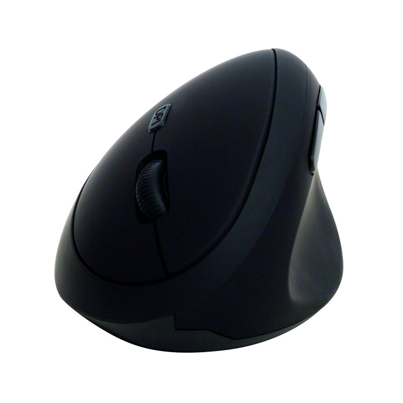 Q-Connect+Ergonomic+Wireless+Vertical+Right+Handed+Mouse+Black+M004
