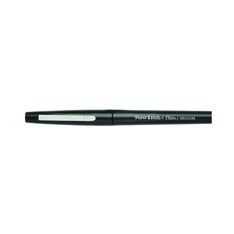 PaperMate+Flair+Original+Felt+Tip+Pens+Black+%28Pack+of+12%29+S0190973