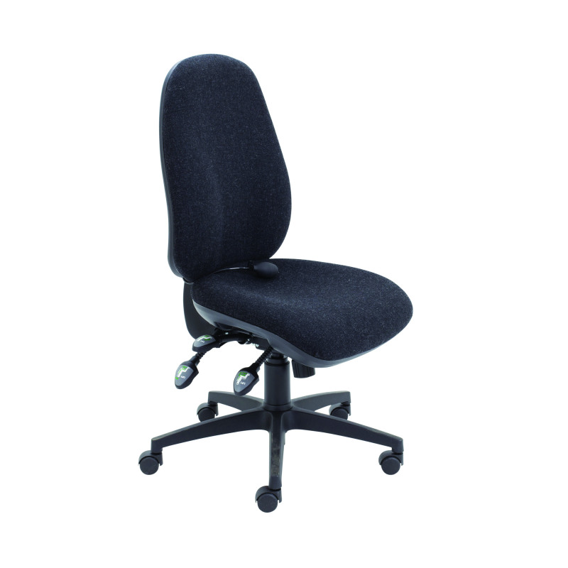 Arista+Ergonomic+Maxi+High+Back+Operator+Chair+700x700x1040-1160mm+Black+KF90551