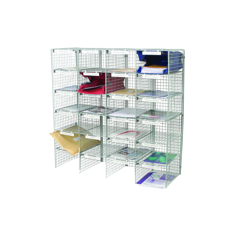 GoSecure+Mail+Sorter+Grey+120kg+Capacity+%28W1067xD381xH1067mm%29+MSU24GYS