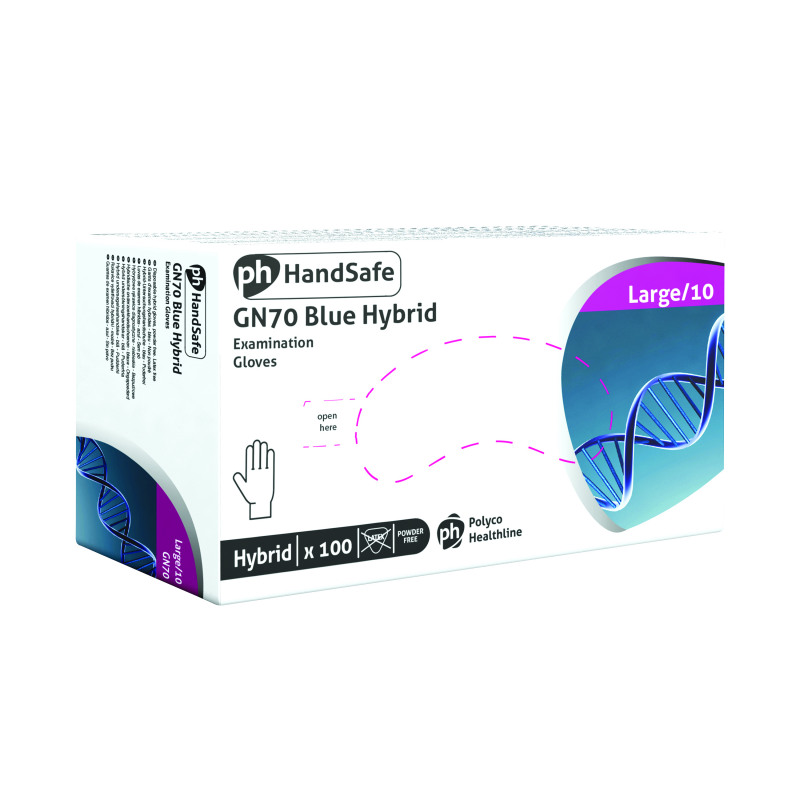 Shield+Vinyl%2FNitrile+Mix+Powder+Free+Gloves+Large+%28100+Pack%29+GN70