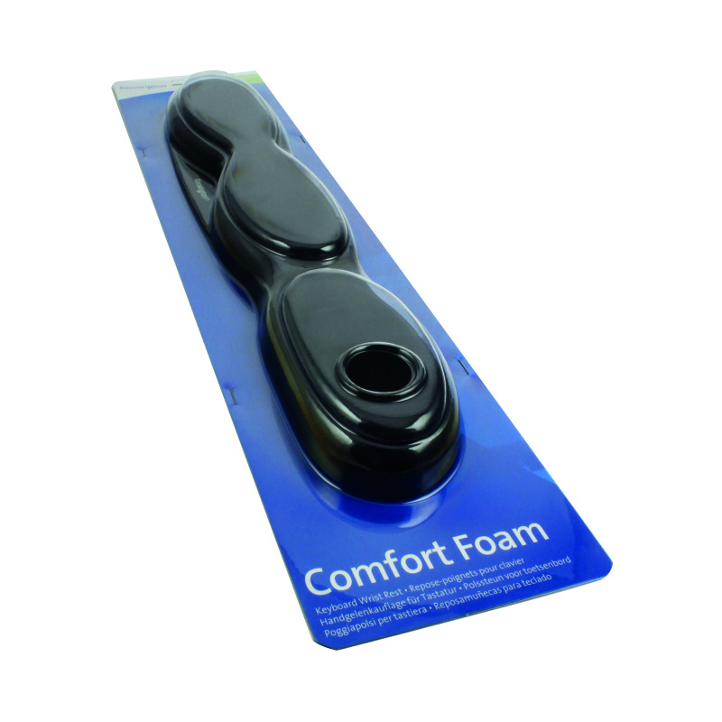 Kensington+Foam+Wristrest+with+Soft+Fabric+Cover+Black+62383