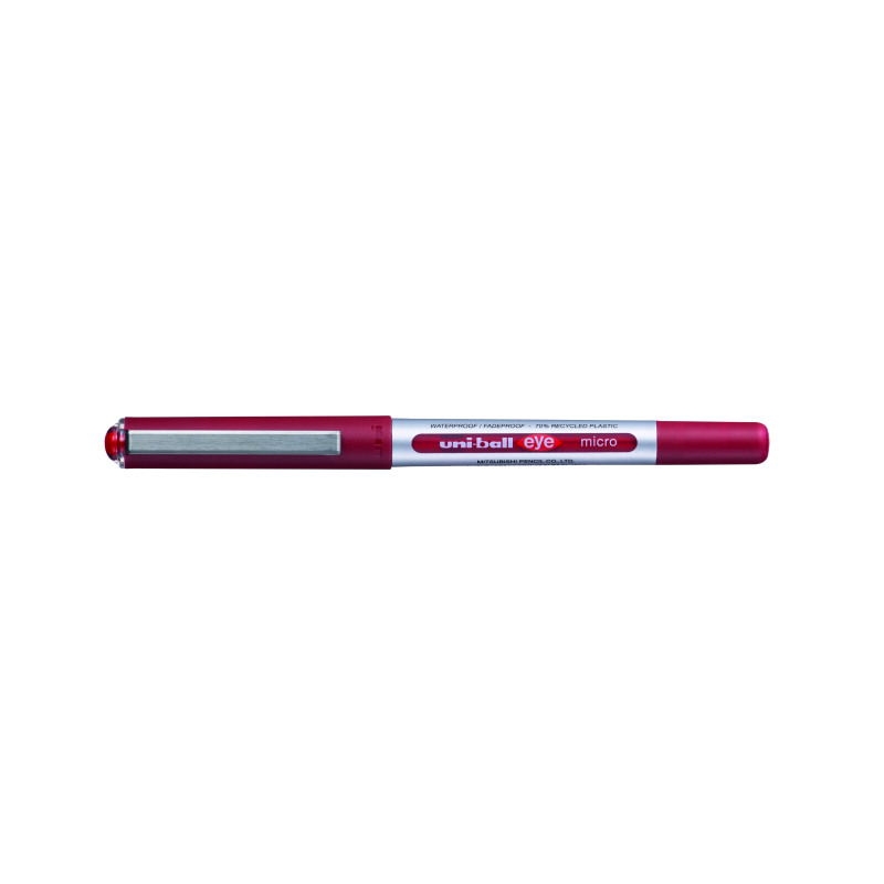 Uni-Ball+Liquid+Ink+Rollerball+Pen+UB-150E+Red+%28Pack+of+12%29+534107000