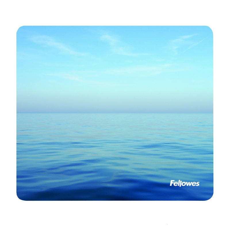 Fellowes+Earth+Series+Mouse+Mat+Recycled+Blue+Ocean+Print+5903901
