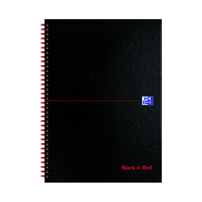 Black+n%26apos%3B+Red+Wirebound+Ruled+Perforated+Hardback+Notebook+A4+%28Pack+of+5%29+100102248