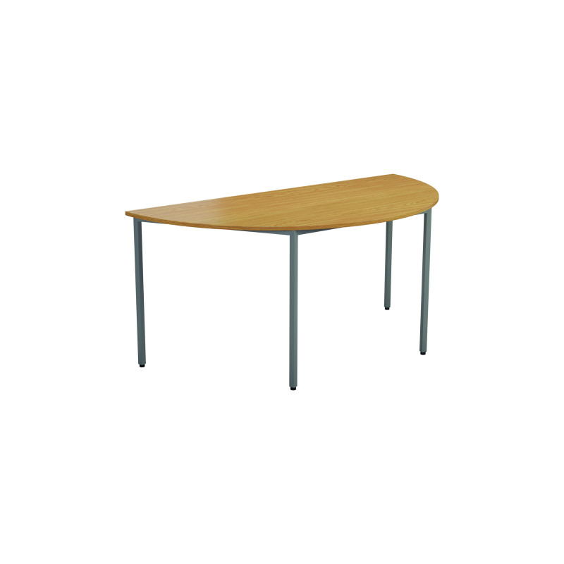 Jemini+Semi+Circular+Multipurpose+Table+1600x800x730mm+Nova+Oak+KF74400
