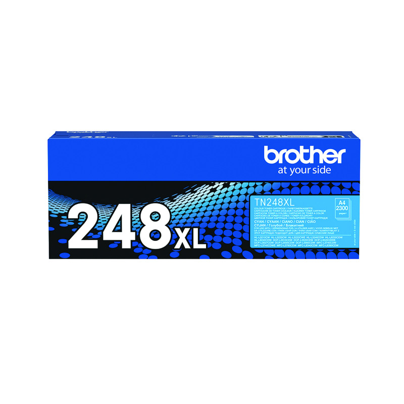 Brother+TN-248XLC+Toner+Cartridge+High+Yield+Cyan+TN248XLC