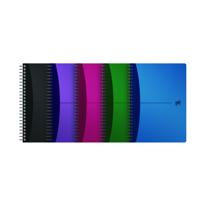 Oxford+Poly+Opaque+Wirebound+Notebook+A5+Assorted+%285+Pack%29+100101300