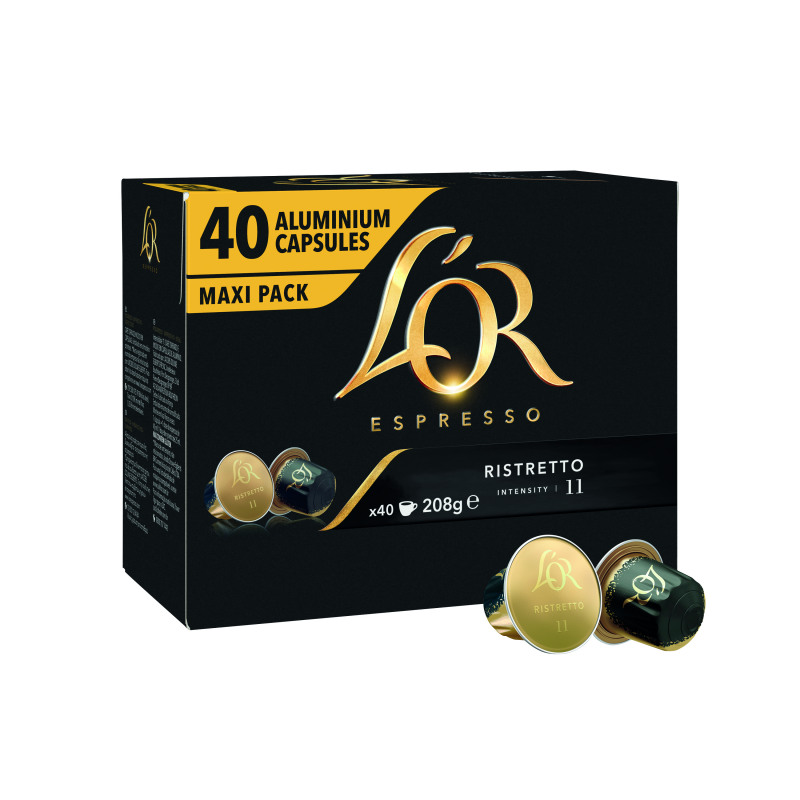 L%26apos%3BOr+Nespresso+Ristretto+Capsule+%28Pack+of+40%29+4028790