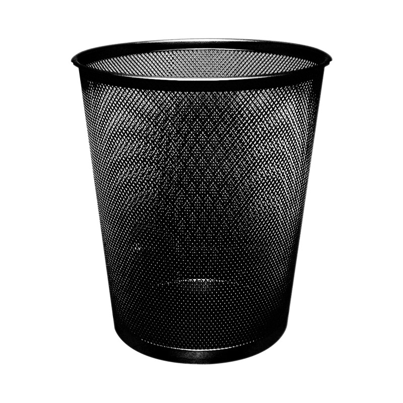 Q-Connect+Waste+Basket+Mesh+18+Litre+Black+KF00871
