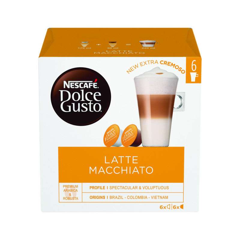 Nescafe+Dolce+Gusto+Latte+Macchiato+Coffee+Capsules+%28Pack+of+48%29+12416323