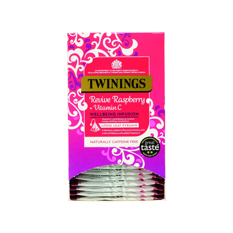 Twinings+Revive+Raspberry%2FHibiscus%2FVitamin+C+Mesh+Tea+Bags+Pyramid+Enveloped+%28Pack+of+15%29+F16869