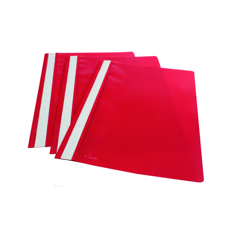 Esselte+Report+File+Polypropylene+A4+Red+%28Pack+of+25%29+28316