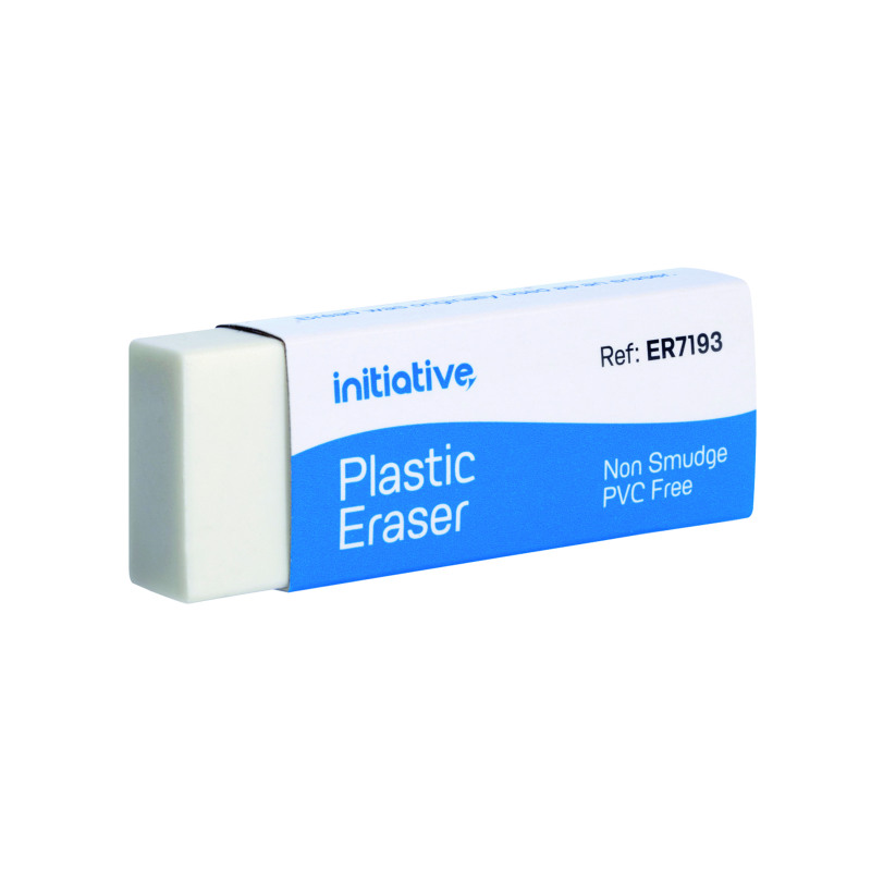 Initiative+Non+Smudge+Plastic+Eraser+Sleeved+%2820+Pack%29