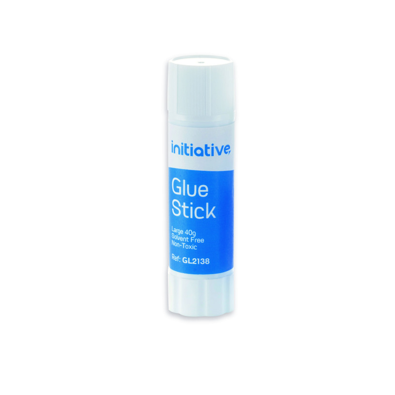 Initiative+Glue+Stick+Solvent+Free+Non-Toxic+Large+40gm+%2810+Pack%29