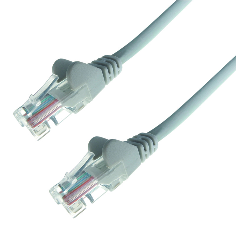 Connekt+Gear+2m+RJ45+Cat+5e+UTP+Network+Cable+Male+White+28-0020G