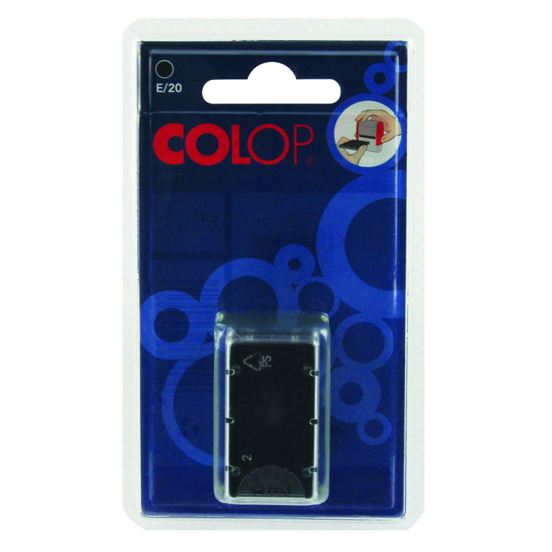 COLOP+E%2F20+Replacement+Ink+Pad+Black+%28Pack+of+2%29+E20BK