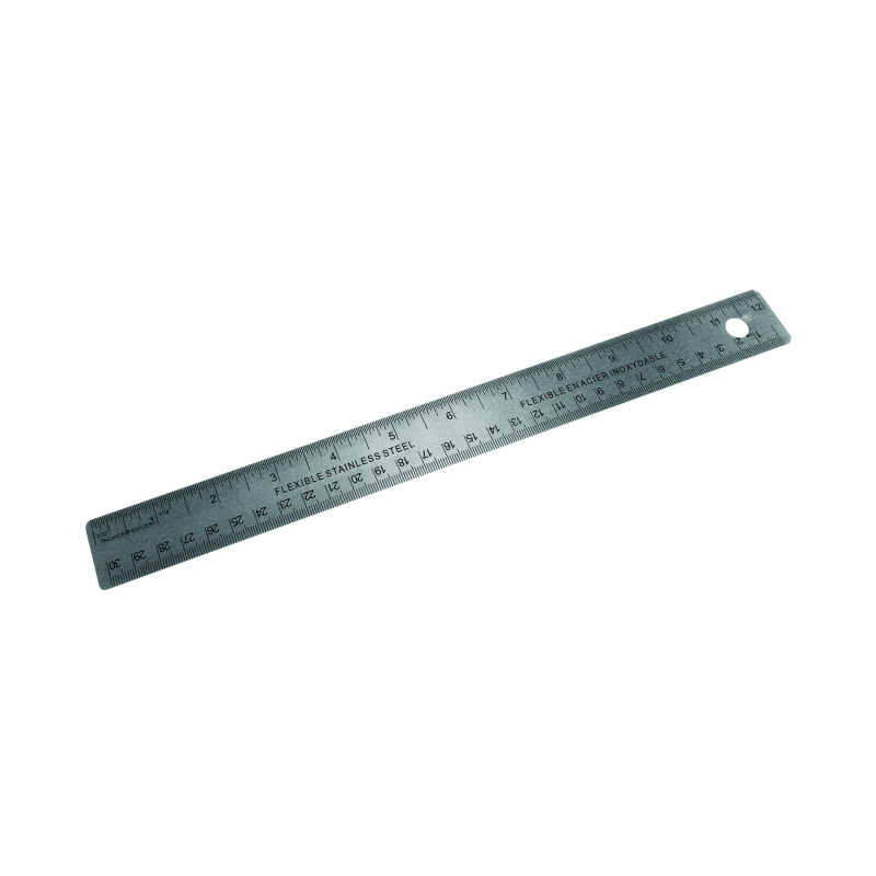 Stainless+Steel+30cm%2F300mm+Ruler+796900