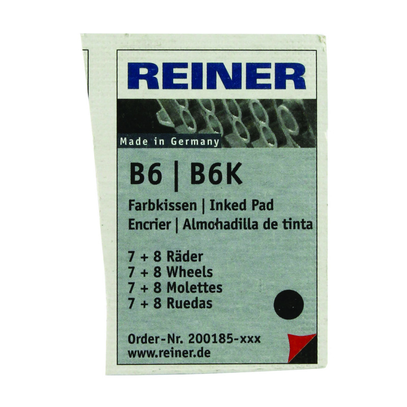 COLOP+Reiner+B6%2F8K+Replacement+Ink+Pad+Black+%28Pack+of+2%29+RB8KINK