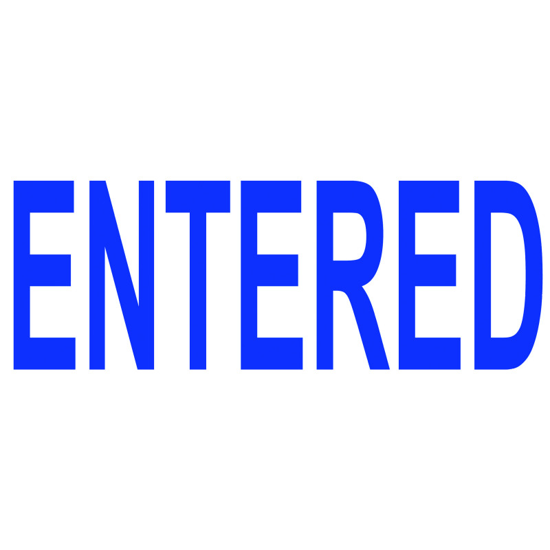 COLOP+Green+Line+Word+Stamp+ENTERED+Blue+C144836ENT