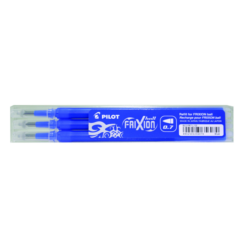 Pilot+FriXion+Rollerball+Pen+Refill+Medium+Blue+%283+Pack%29+075300303
