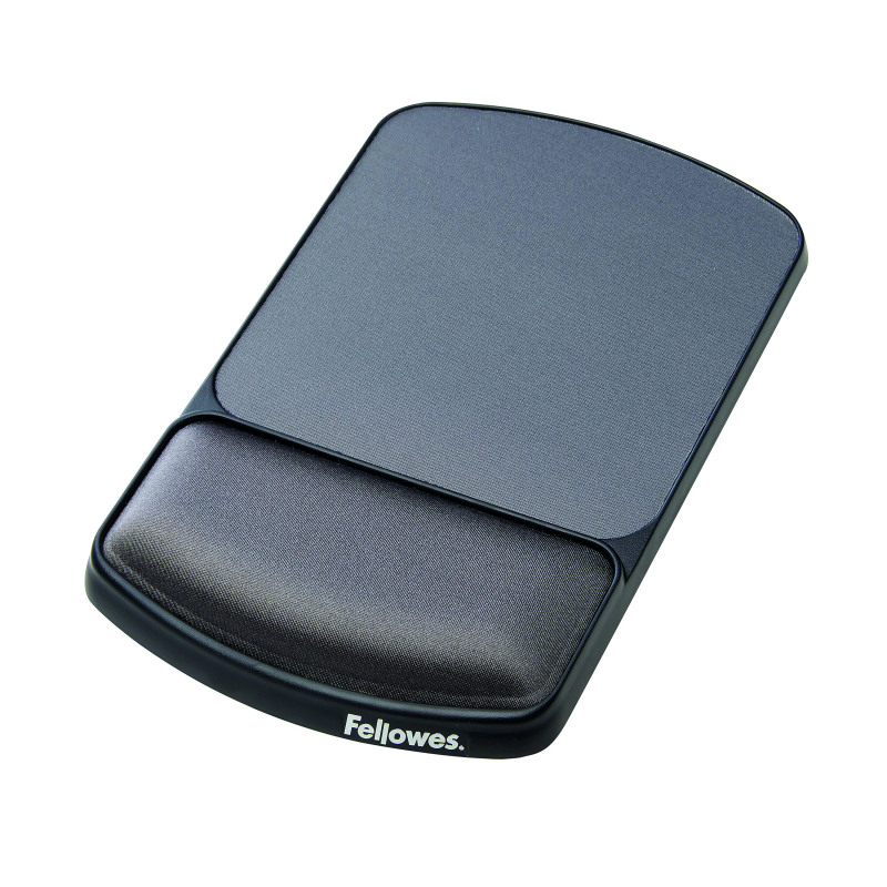 Fellowes+Premium+Gel+Adjustable+Mouse+Pad%2FWrist+Support+Black+9374001