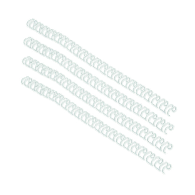 GBC+WireBind+6mm+A4+Binding+Wires+White+%28Pack+of+100%29+RG810470