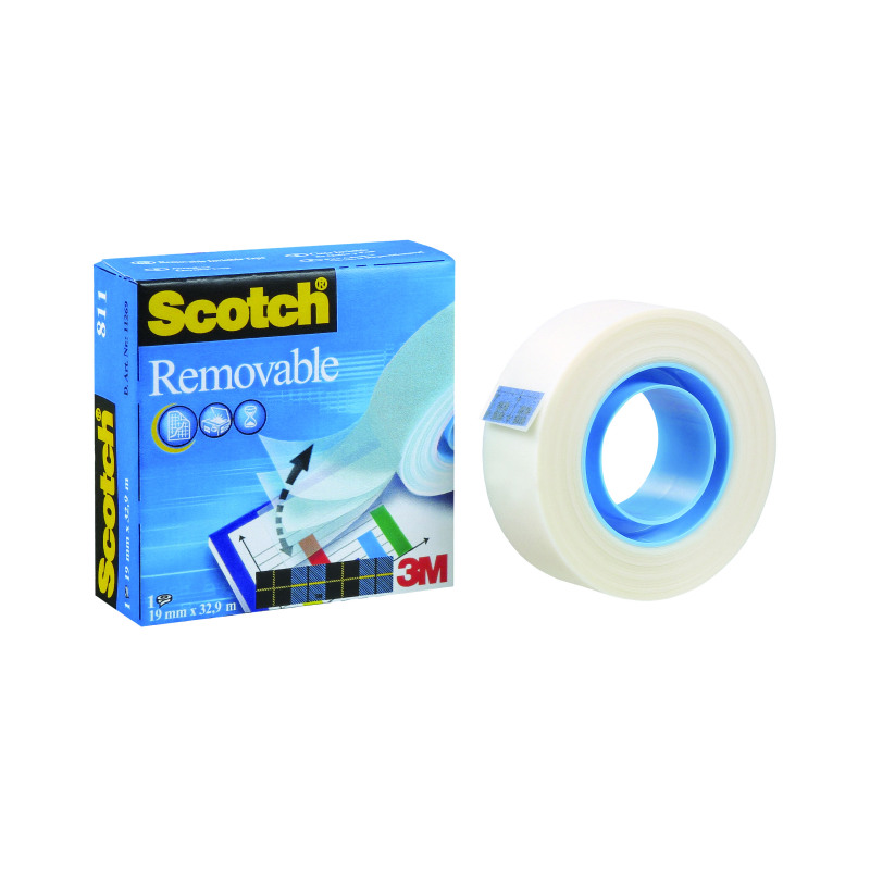 Scotch+Removable+Magic+Tape+811+19mmx33m+8111933