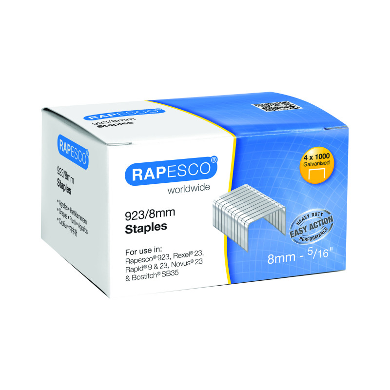 Rapesco+923%2F8mm+Staples+%28Pack+of+4000%29+S92308Z3