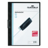Durable 3mm Black A4 Duraclip File (Pack of 25) 2200/01