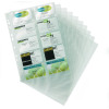Durable A4 Visifix Business Card Pockets Refill (Pack of 10) 2389
