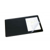 Durable Black Desk Mat With Transparent Overlay 400x530mm 7202/01